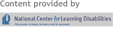 National Center for Learning Disablities
