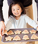 Girl with cookies