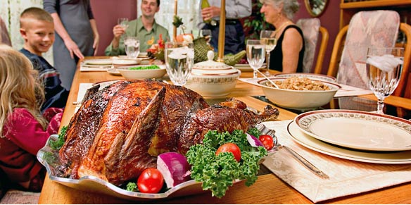 Thanksgiving table